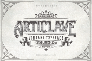 Articlave: The Vintage Display Font for Bold Branding