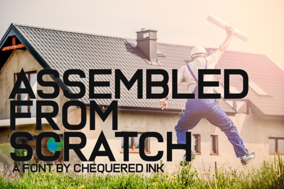 Assembled from Scratch: The Perfect Display Font for Makers