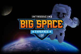 Big Space: A Bold Sci-Fi Display Font for Modern Logos