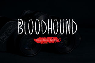 Bloodhound Display Font for Branding