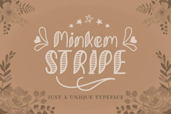 Boost Campaign Impact with Minkem Stripe Display Font