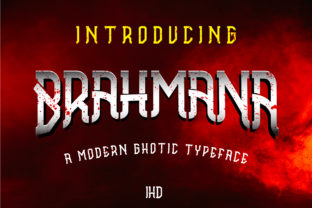 Brahmana Font: Bold Gothic Style for Branding