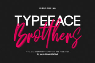 Brotthers: A Handwritten Display Font for Web Design