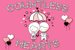 Countless Hearts: A Charming Display Font for Editorial Design