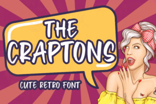 Craptons: The Retro Display Font for Crafters