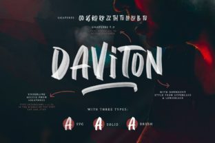 Daviton: The Striking Display Font for Bold Campaigns