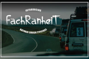 Fachranheit Font Review: A Natural Brush Display for Designers