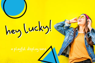 Hey Lucky: A Smooth Marker Font for Handmade Brands