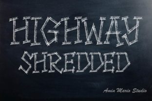 HIghway Shredded: The Ultimate Display Font for Bold Branding