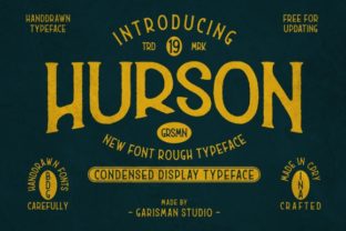 Hurson: A Handwritten Display Font for Digital Brands