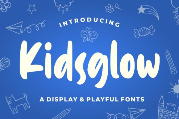 Kidsglow: A Playful Display Font for Editorial Design