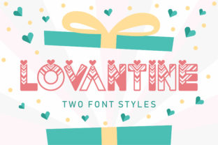 Lovantine Font: Elegant Hearts for Handmade Brands