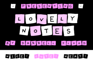 Lovely Notes: The Hand-Drawn Display Font for Campaigns