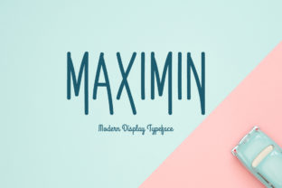 Maximin: A Modern Display Typeface for Editorial Design