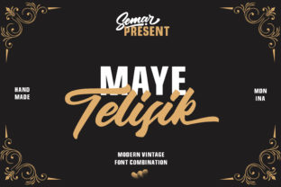 Maye Telisik Duo Typeface for Editorial Design