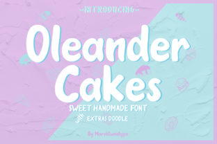 Oleander Cakes: A Bold Display Font for Modern Branding