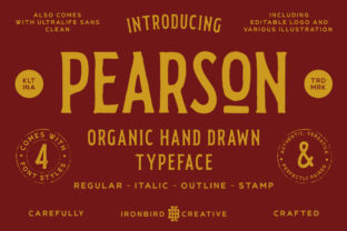 Pearson Display Font for Bold Marketing