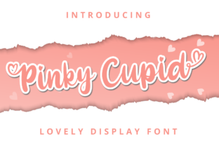 Pinky Cupid: A Sweet Display Font for Makers