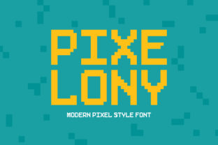 Pixelony: The Modern All-Caps Display Font for Web Headers