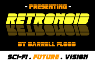 Retronoid: The Bold Retro Typeface for Makers