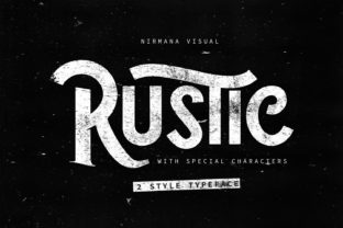 Rustic: A Bold Display Font for Editorial Design