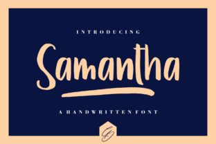 Samantha Duo: A Brush Typeface for Editorial Elegance