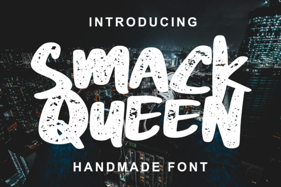 Smack Queen: A Bold Display Font for Modern Editorial Design