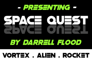 Space Quest: A Bold Display Font for Modern Editorial Design