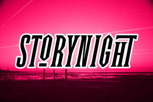 Story Night: A High-Energy Display Font for Bold Branding