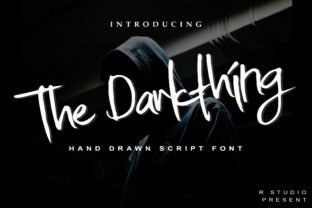 The Darkthing: A Hand-Drawn Display Font for Editorial Soul