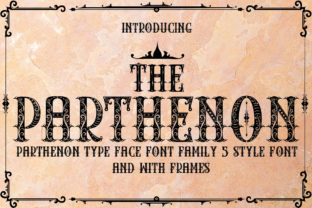The Parthenon Display Font for Web Design