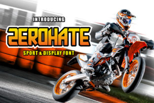 Zerohate: A Bold Display Font for Makers